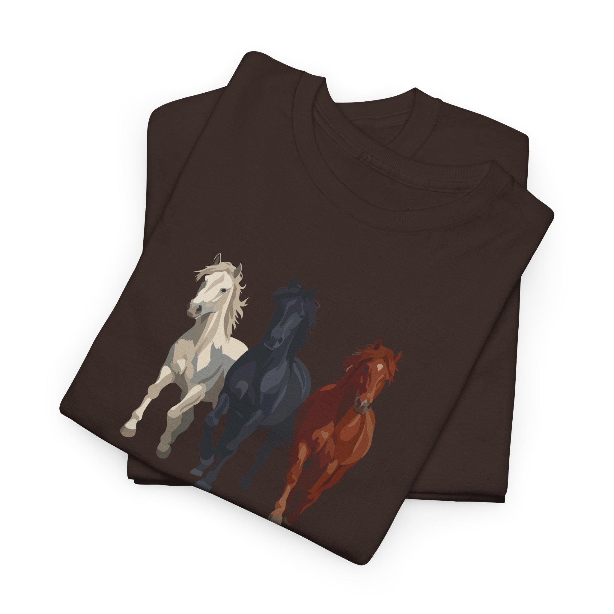 T-Shirt — Three Horses 'Love is Love' Pride Graphic Tee