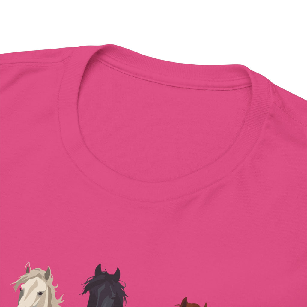 T-Shirt — Three Horses 'Love is Love' Pride Graphic Tee