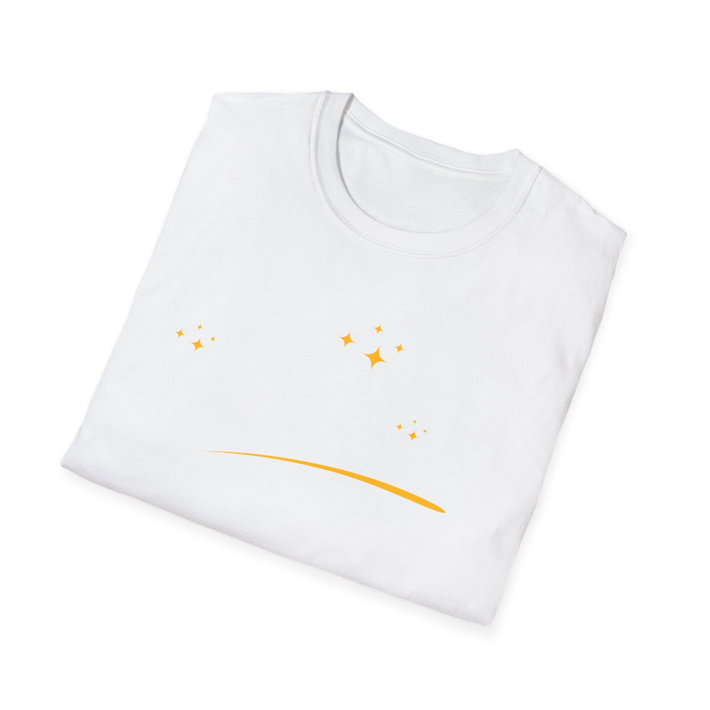 Minimal Gold Star Tee — Subtle Sparkle Graphic T-Shirt