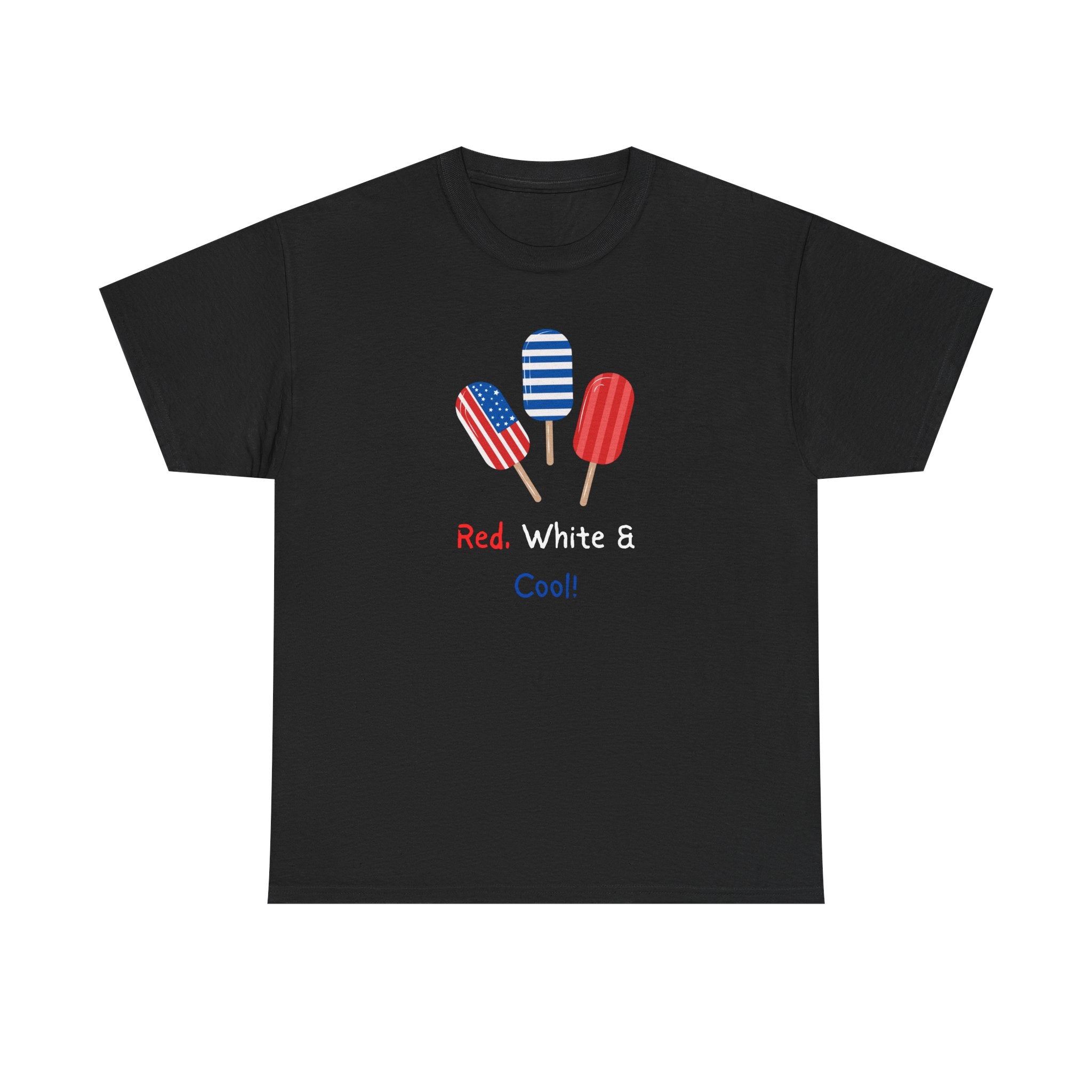 Patriotic Popsicle Tee – "Red, White & Cool" 4th of July T-Shirt
