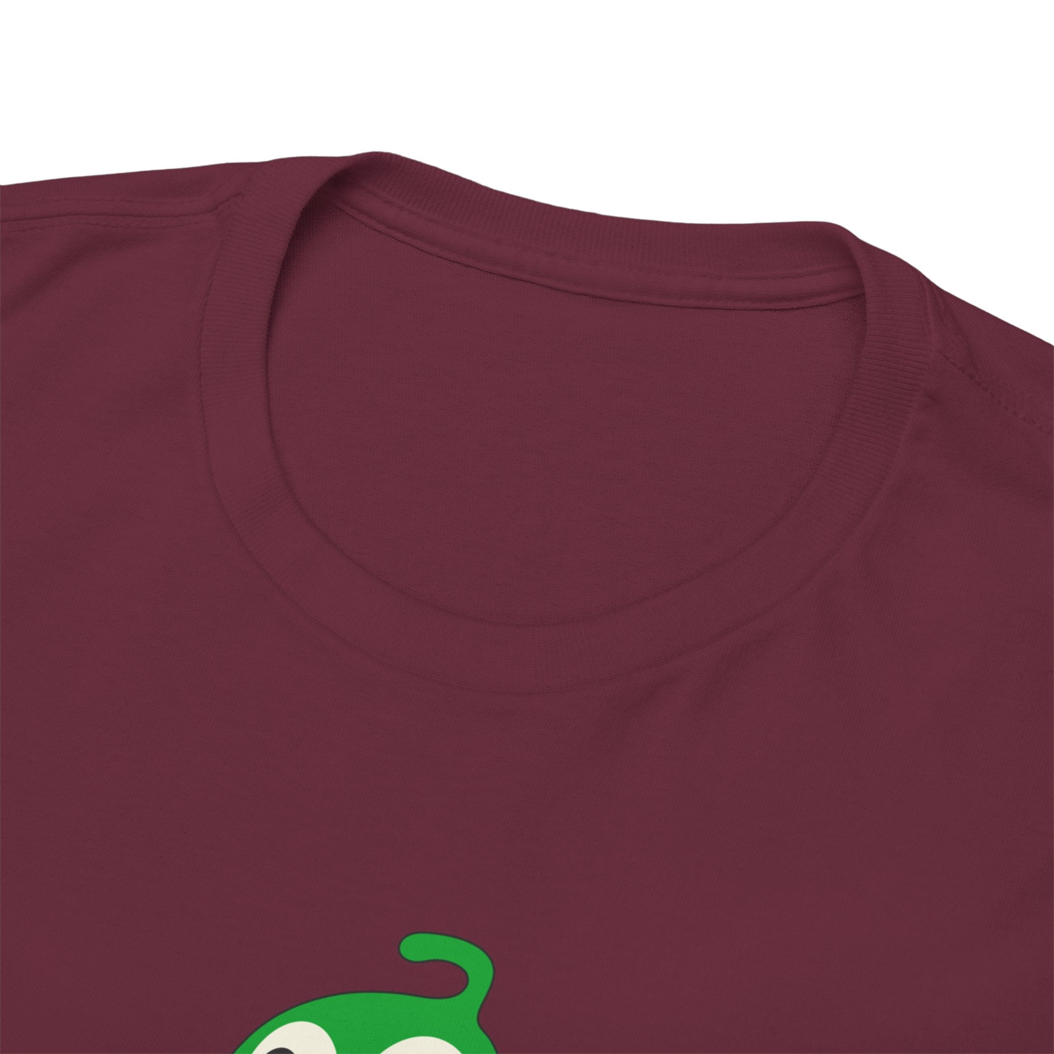 Screaming Internally Tee — Cute Green Monster Graphic Shirt
