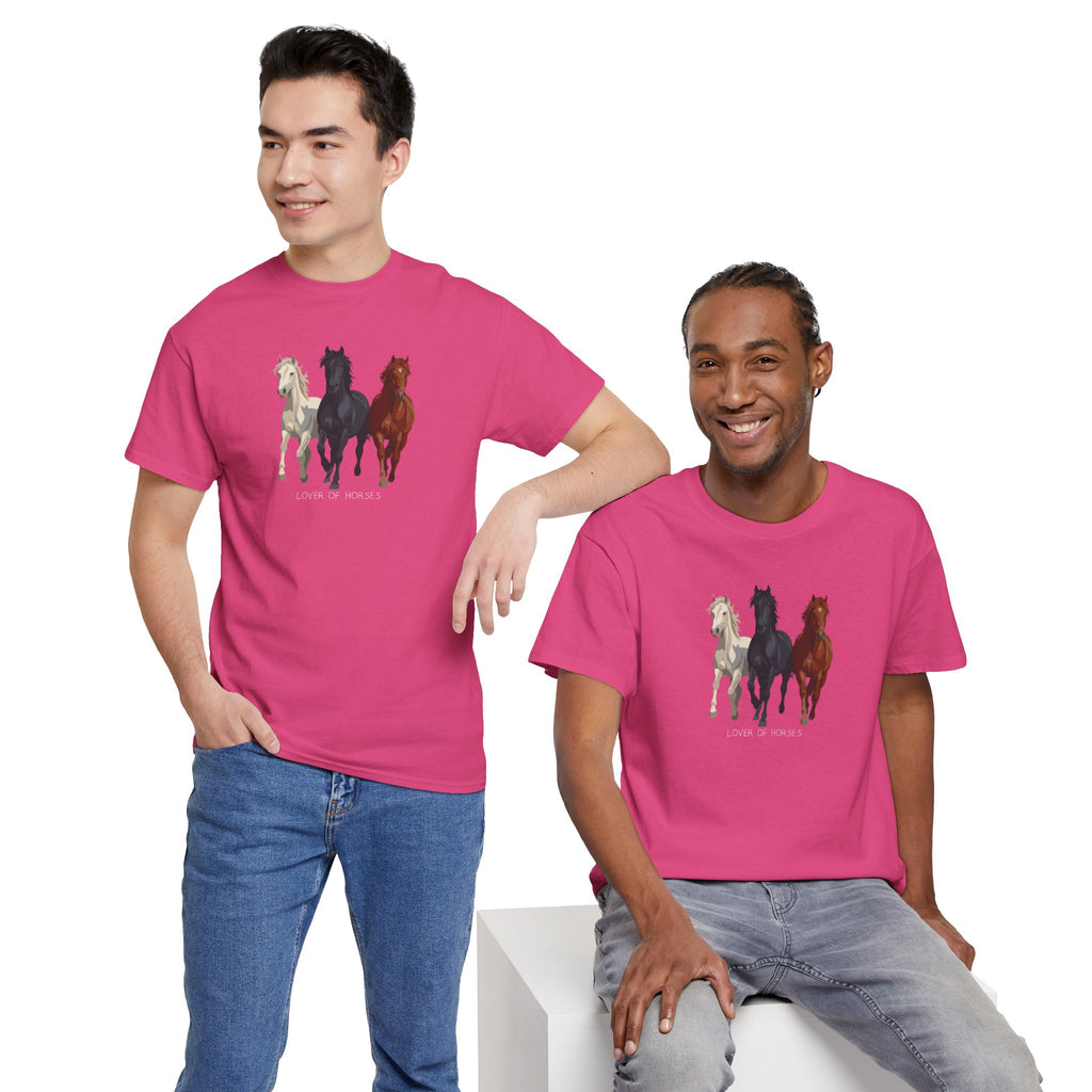 T-Shirt — Three Horses 'Love is Love' Pride Graphic Tee