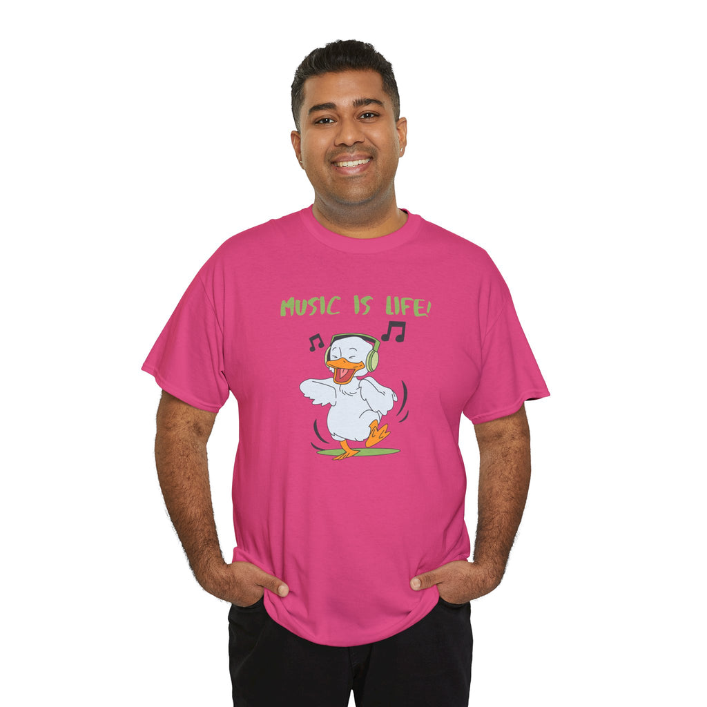 Music Is Life Duck T‑Shirt