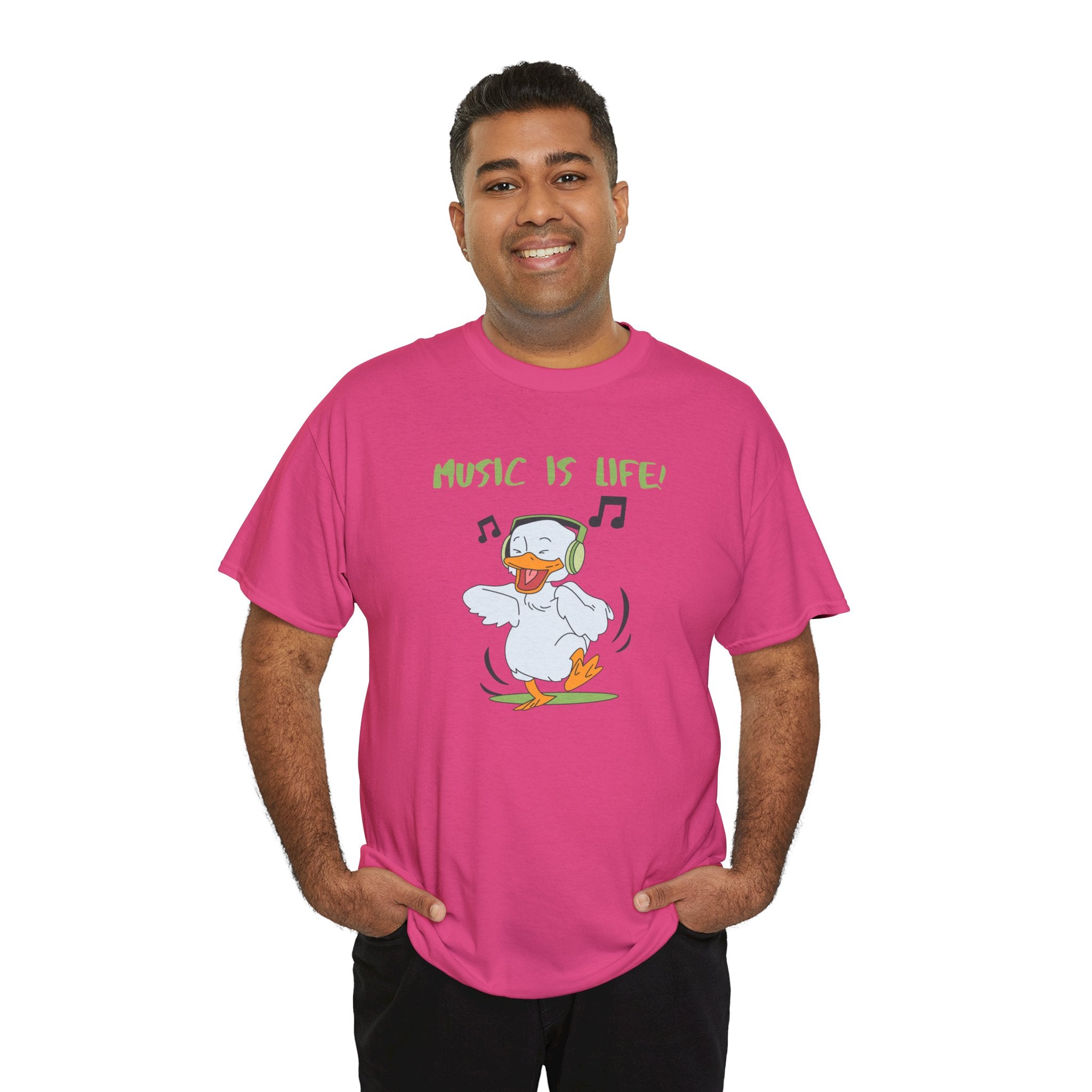 Music Is Life Duck T‑Shirt