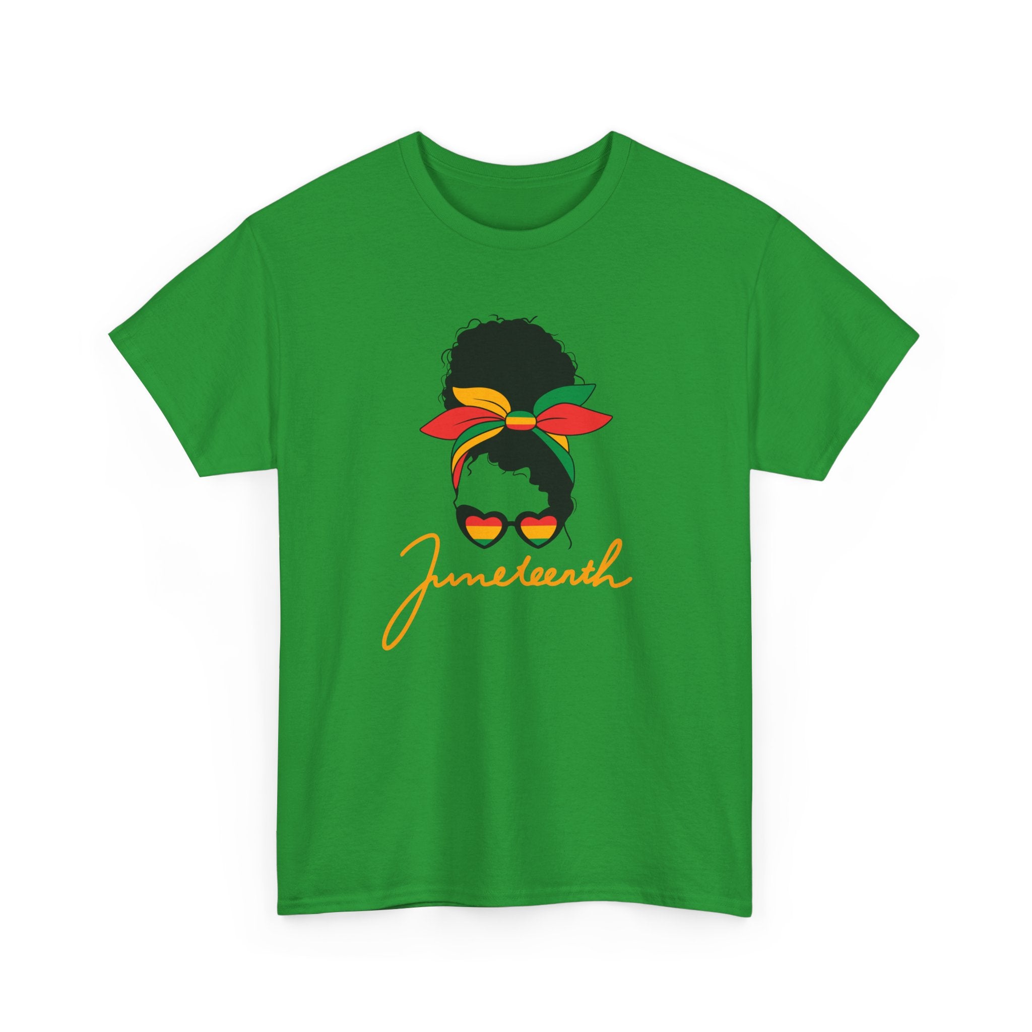 Juneteenth Afro Puff Tee — Juneteenth Celebration T-Shirt