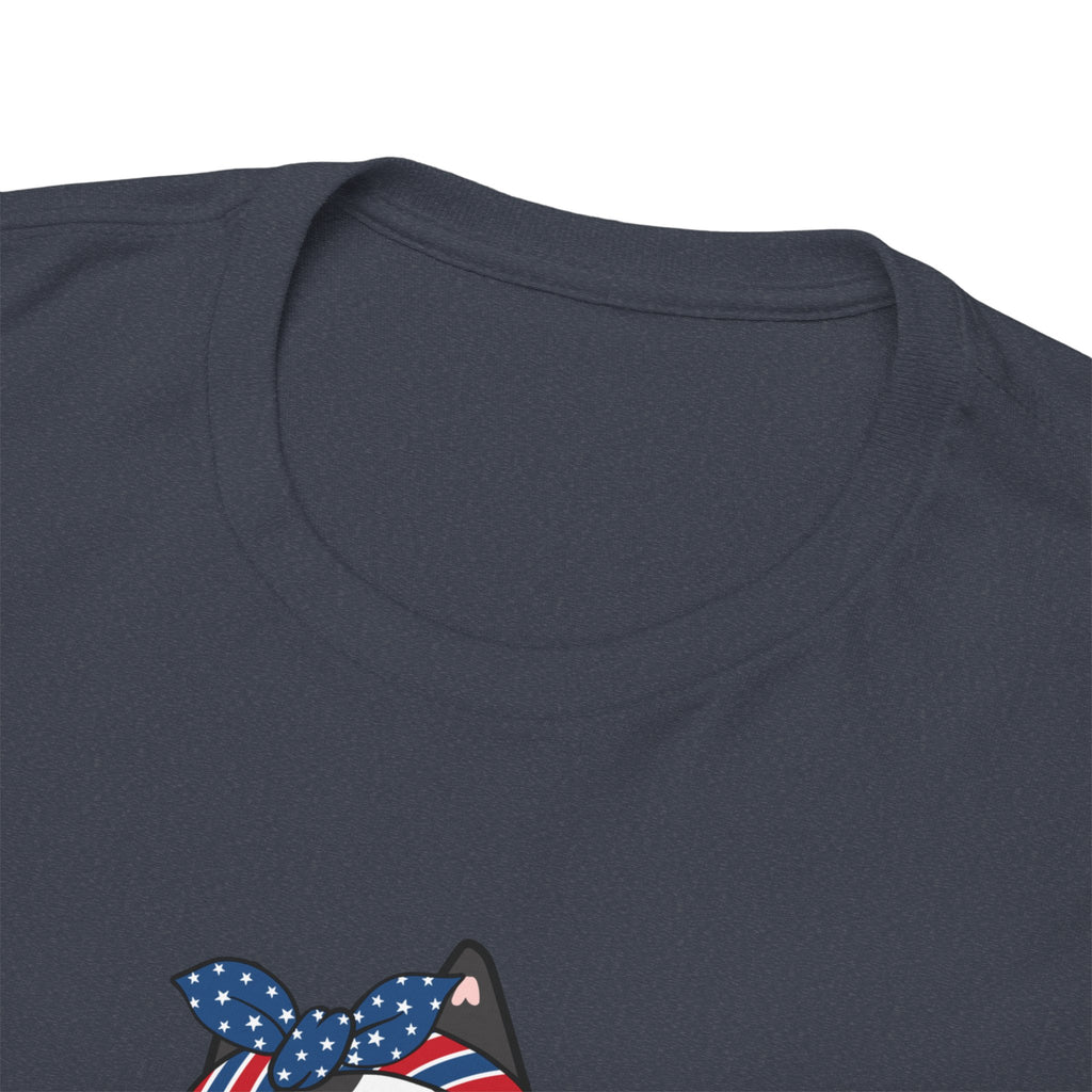 Cat Birthday Tee — "A Purr-fect Firecracker Was Born Today"