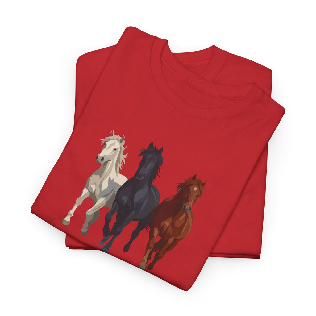T-Shirt — Three Horses 'Love is Love' Pride Graphic Tee