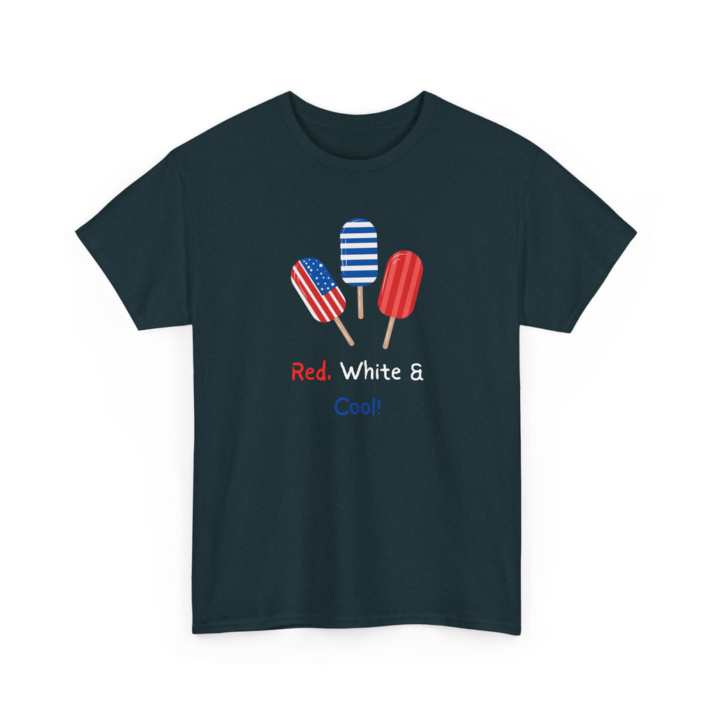 Patriotic Popsicle Tee – "Red, White & Cool" 4th of July T-Shirt
