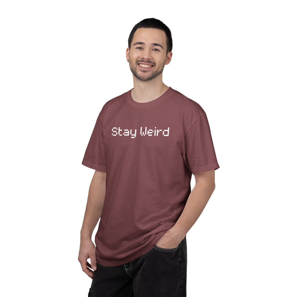 Comfort colors 1717 Template 1768690664958-Stay-Weird-white