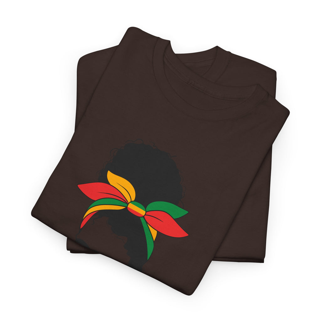 Juneteenth Afro Puff Tee — Juneteenth Celebration T-Shirt