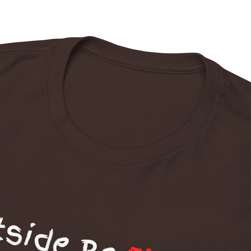 Outside Be Finicky Graphic Tee — Funny Playful Slogan T-Shirt