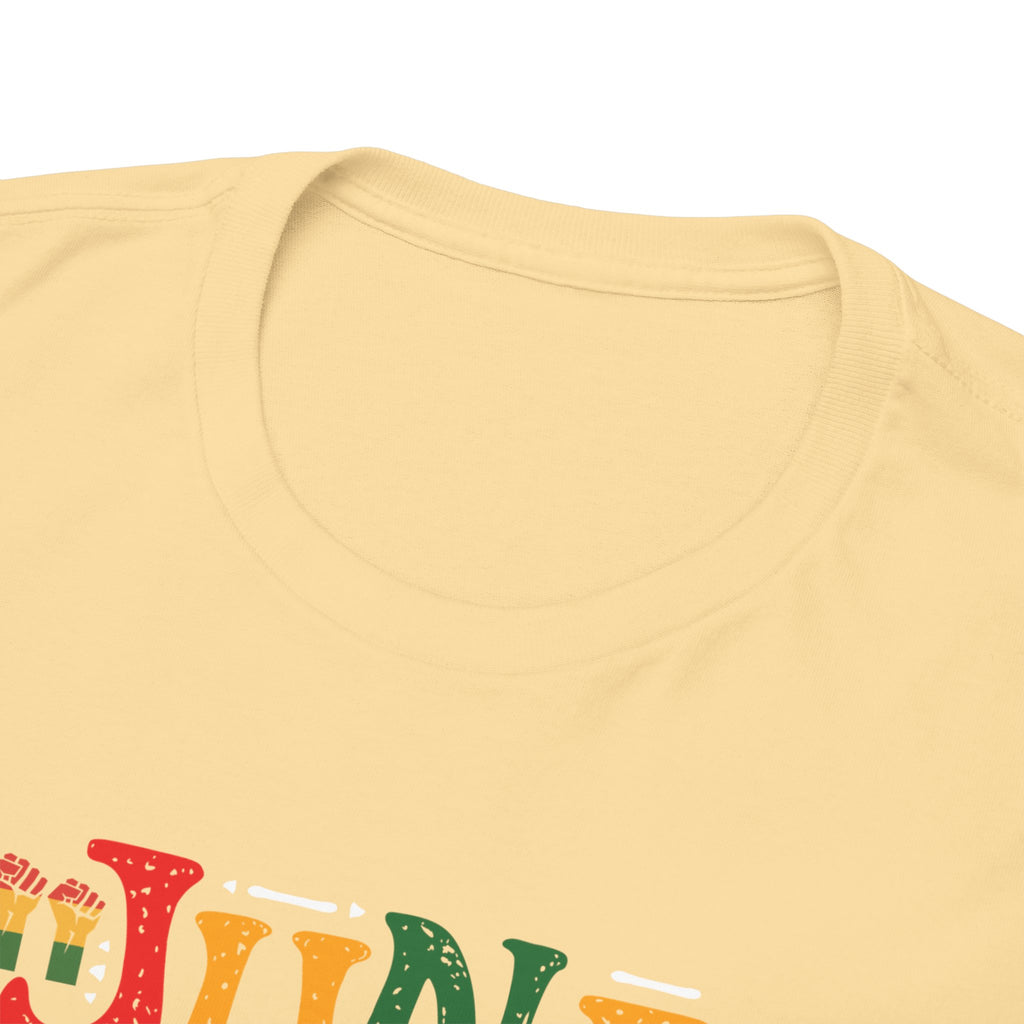 Juneteenth Graphic T-Shirt — Colorful Retro "Juneteenth" Tee (Jun 19 Celebration)