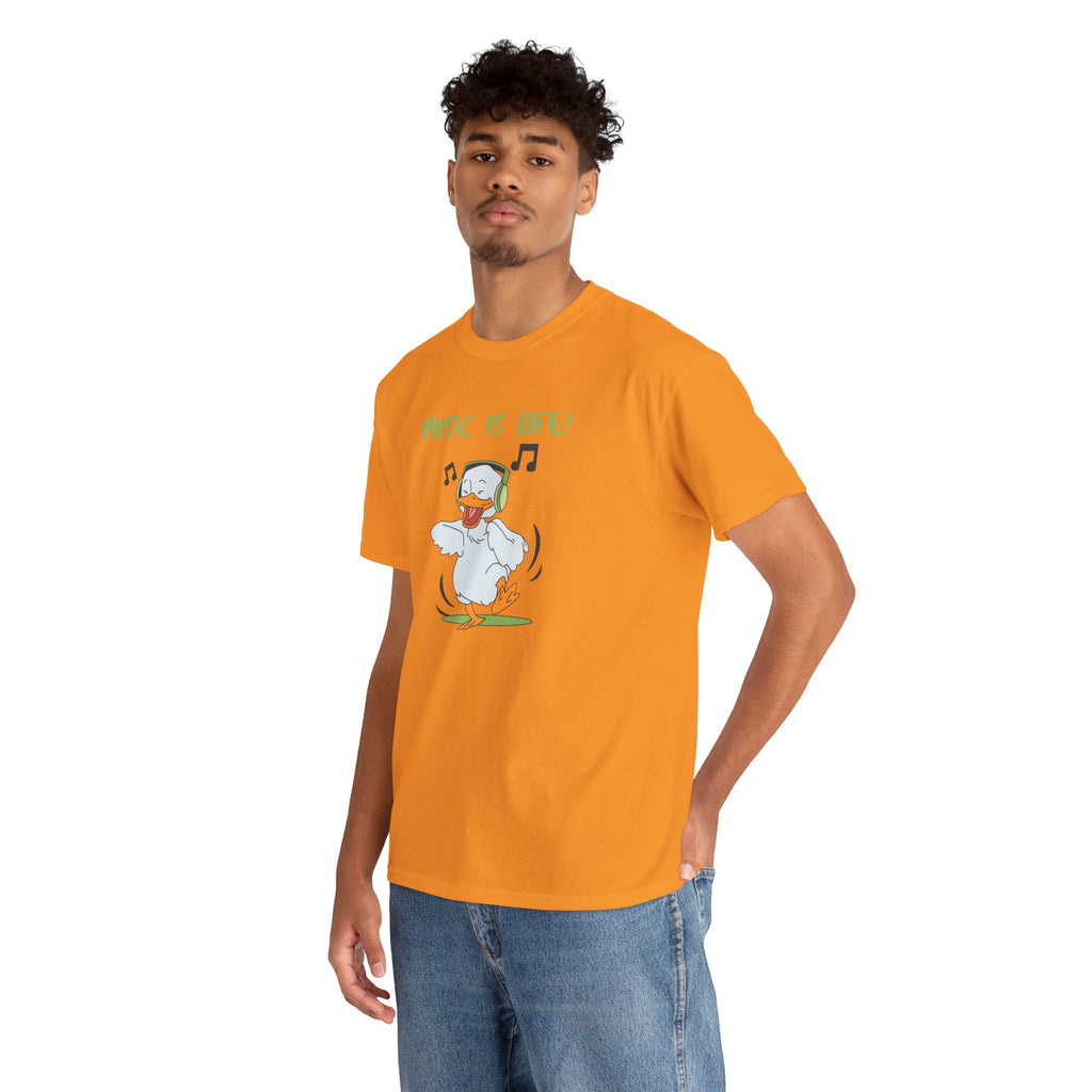 Music Is Life Duck T‑Shirt