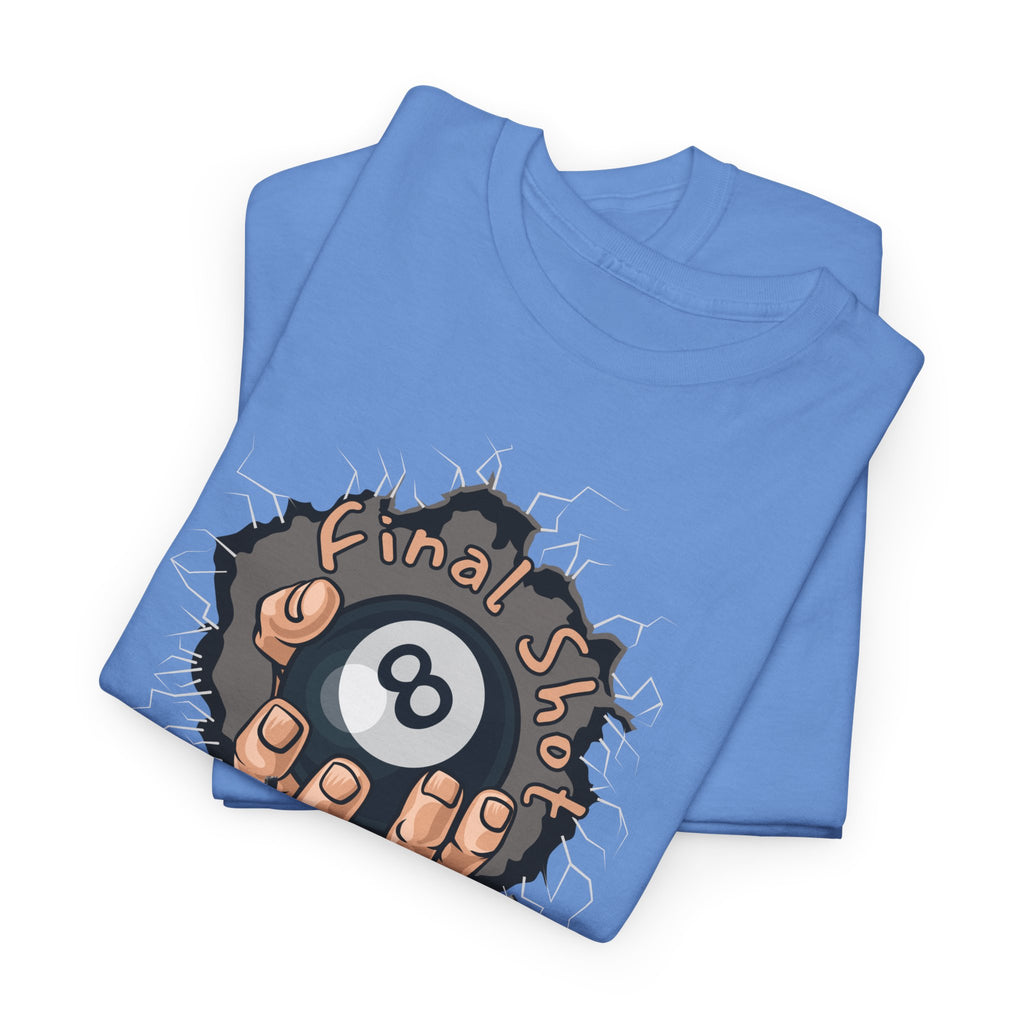 Eight Ball Pocket Tee — "Final Say" Billiards Graphic Shirt