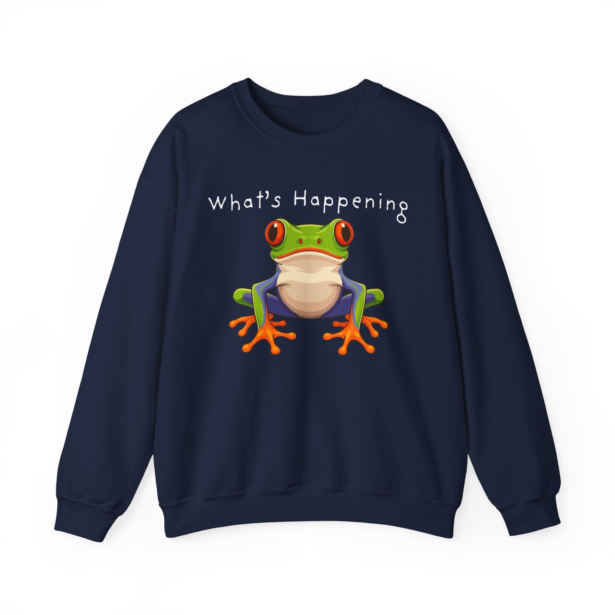 What's Happening Frog Crewneck Sweatshirt
