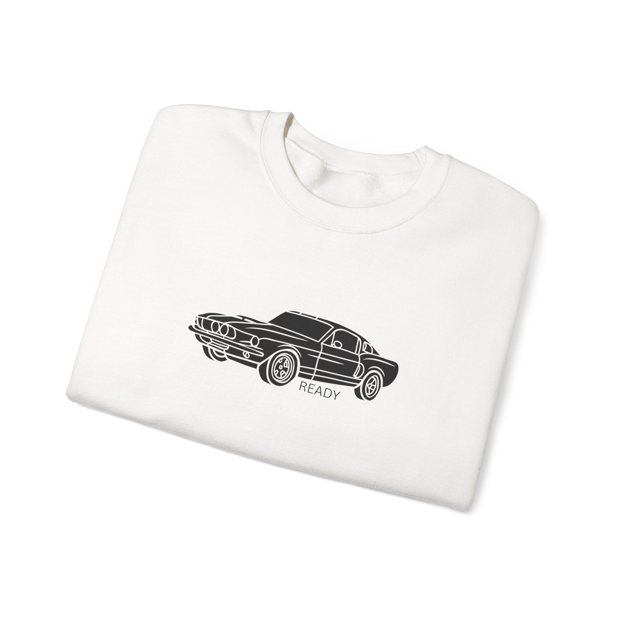 Classic Mustang Outline Crewneck Sweatshirt