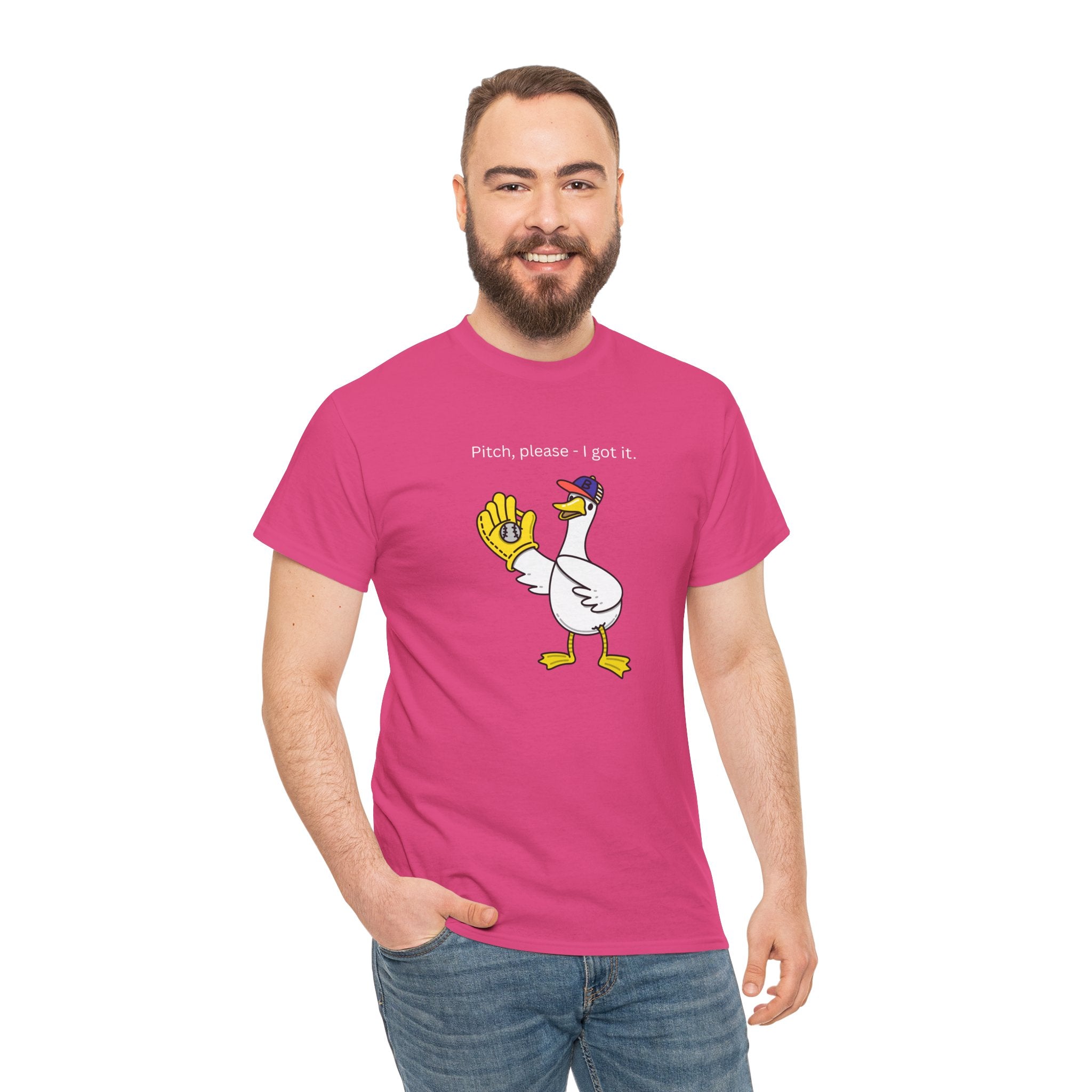 I Got It Baseball Duck T‑Shirt — Funny Catcher Graphic Tee