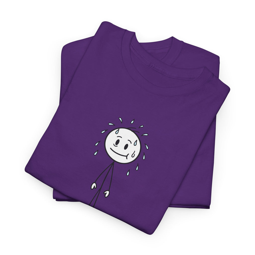 Me Socializing T-Shirt — Funny Introvert Stick Figure Tee