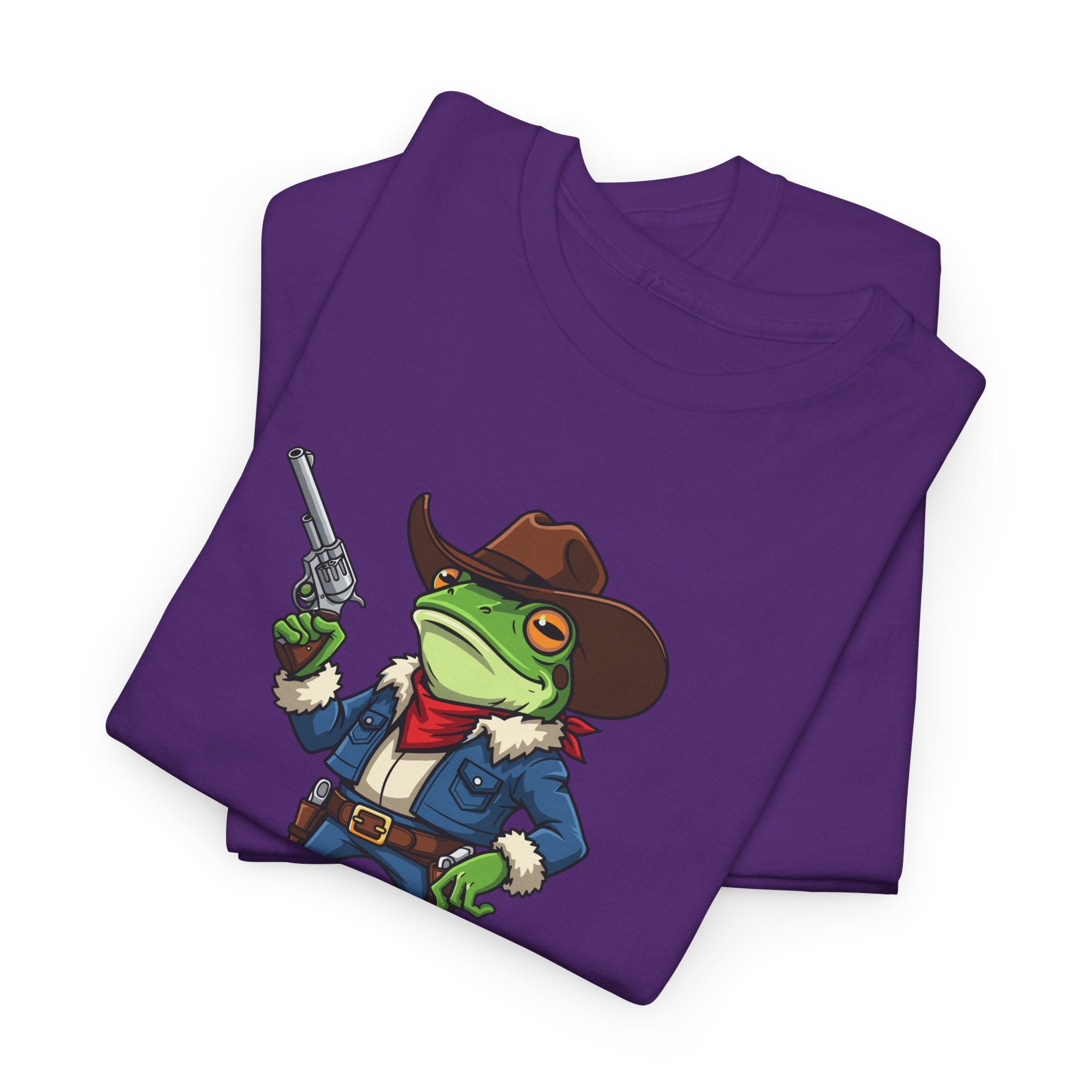 Cowboy Frog T-Shirt - "Croak Around & Find Out" Funny Western Graphic Tee