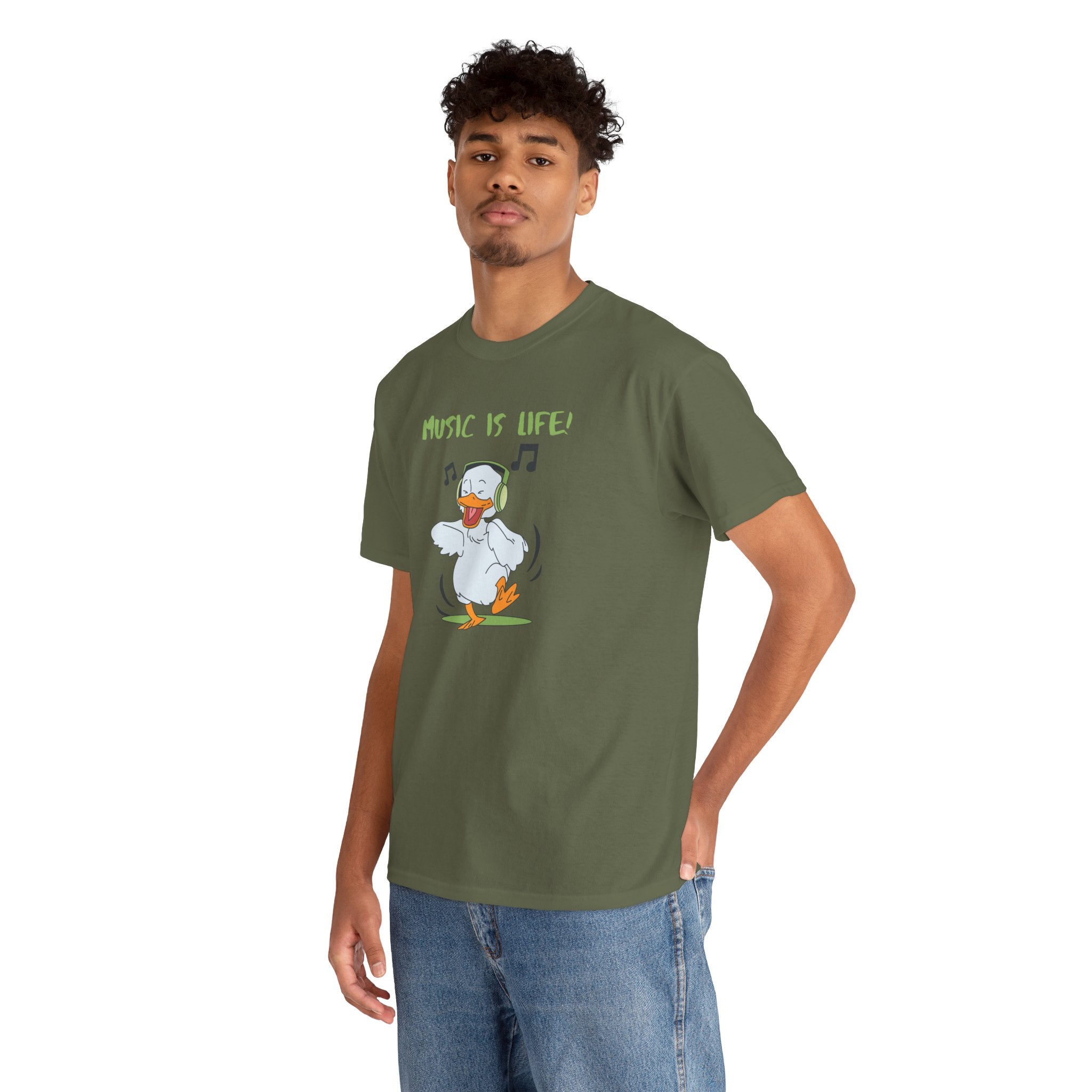 Music Is Life Duck T‑Shirt