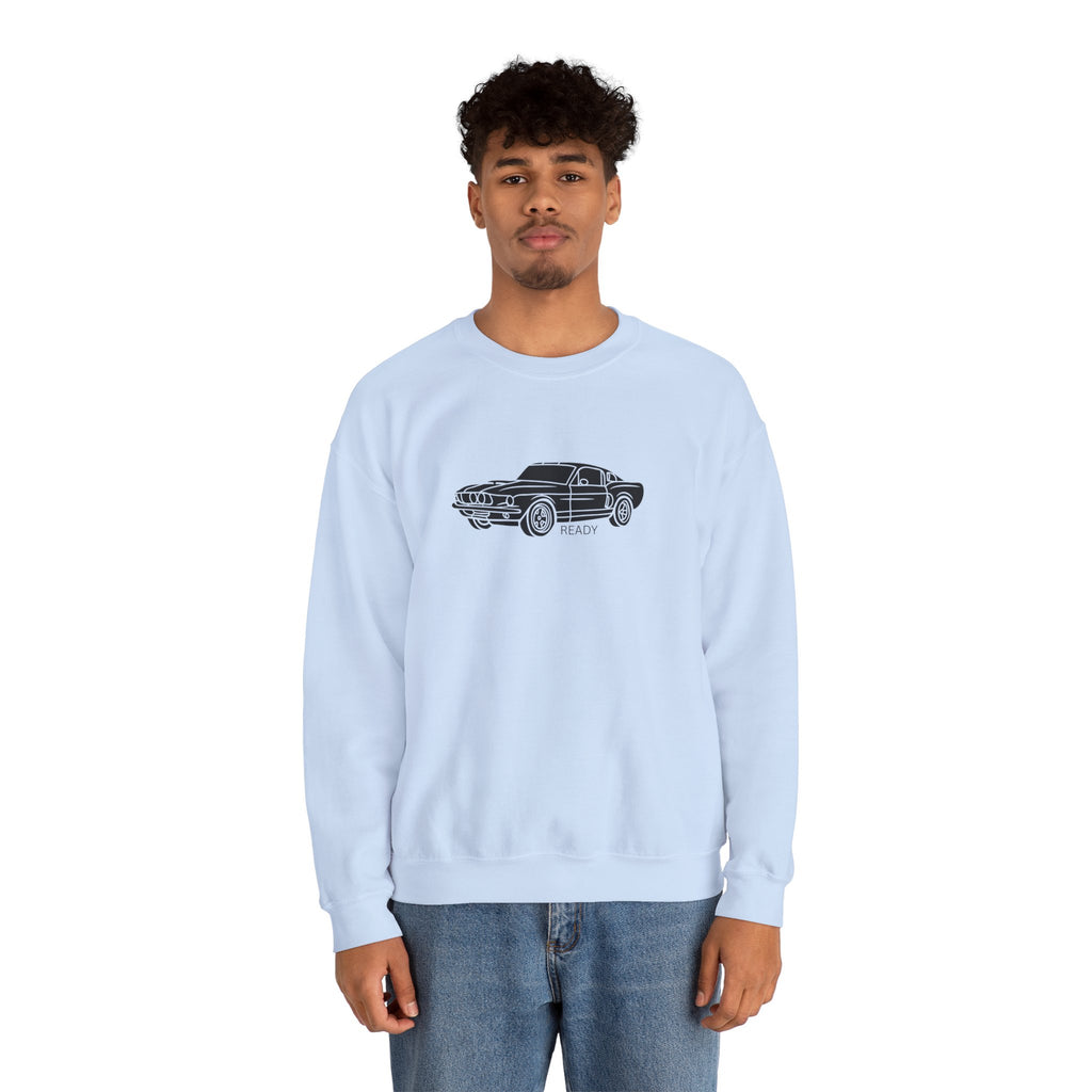 Classic Mustang Outline Crewneck Sweatshirt