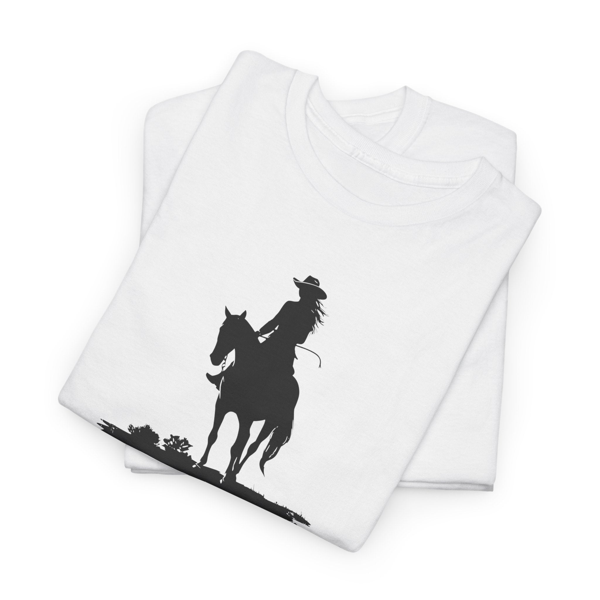 Cowboy Silhouette T‑Shirt — Lone Rider Graphic Tee
