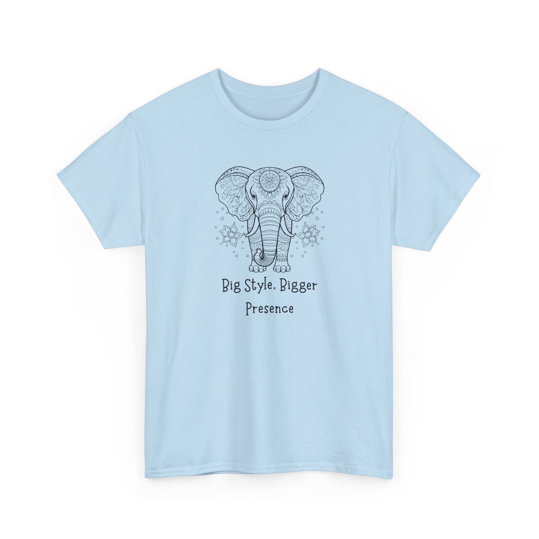 Elephant Head Tee — "Big Style. Bigger Presence" Graphic T-Shirt