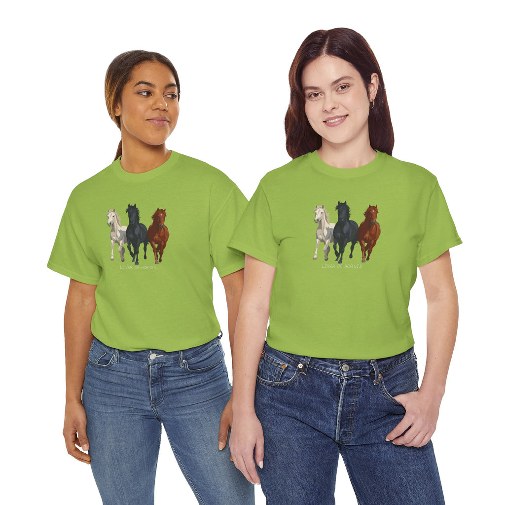 T-Shirt — Three Horses 'Love is Love' Pride Graphic Tee